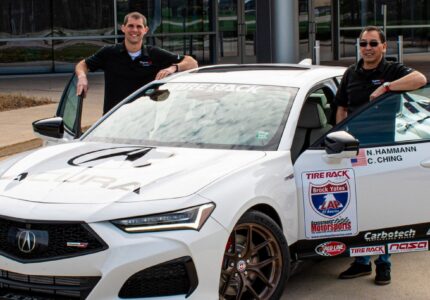 Two Acura engineers will drive one lap of America in the 2022 TLX Type S