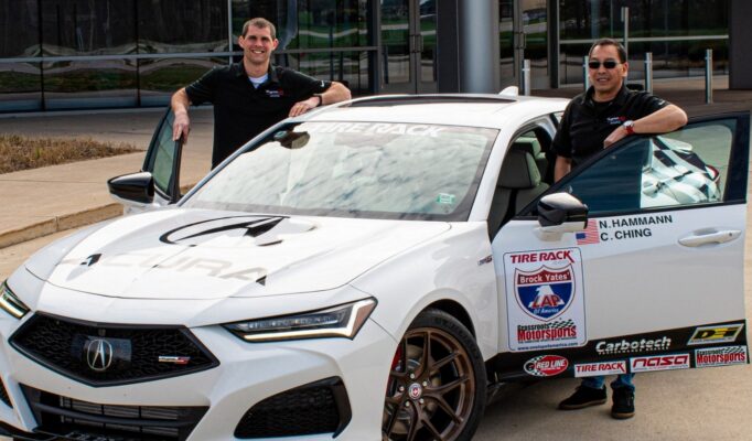 Two Acura engineers will drive one lap of America in the 2022 TLX Type S